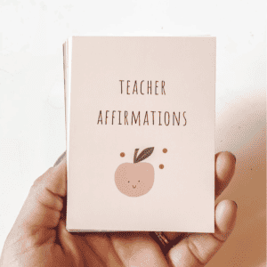 teacher gift - affirmations