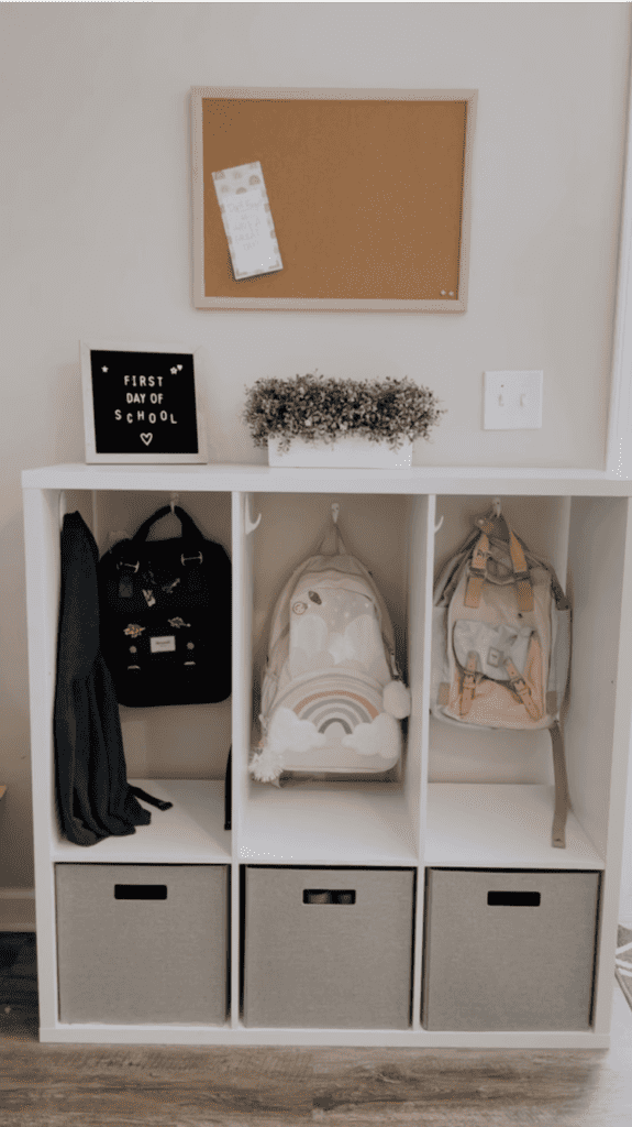 diy backpack storage ideas