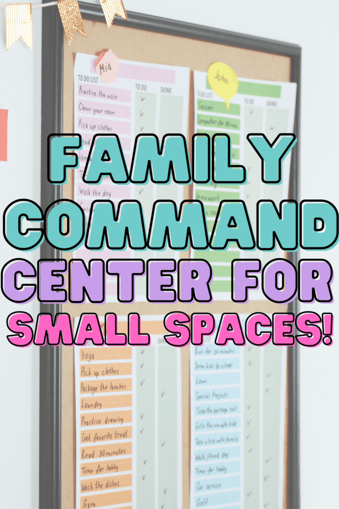 small space family command center