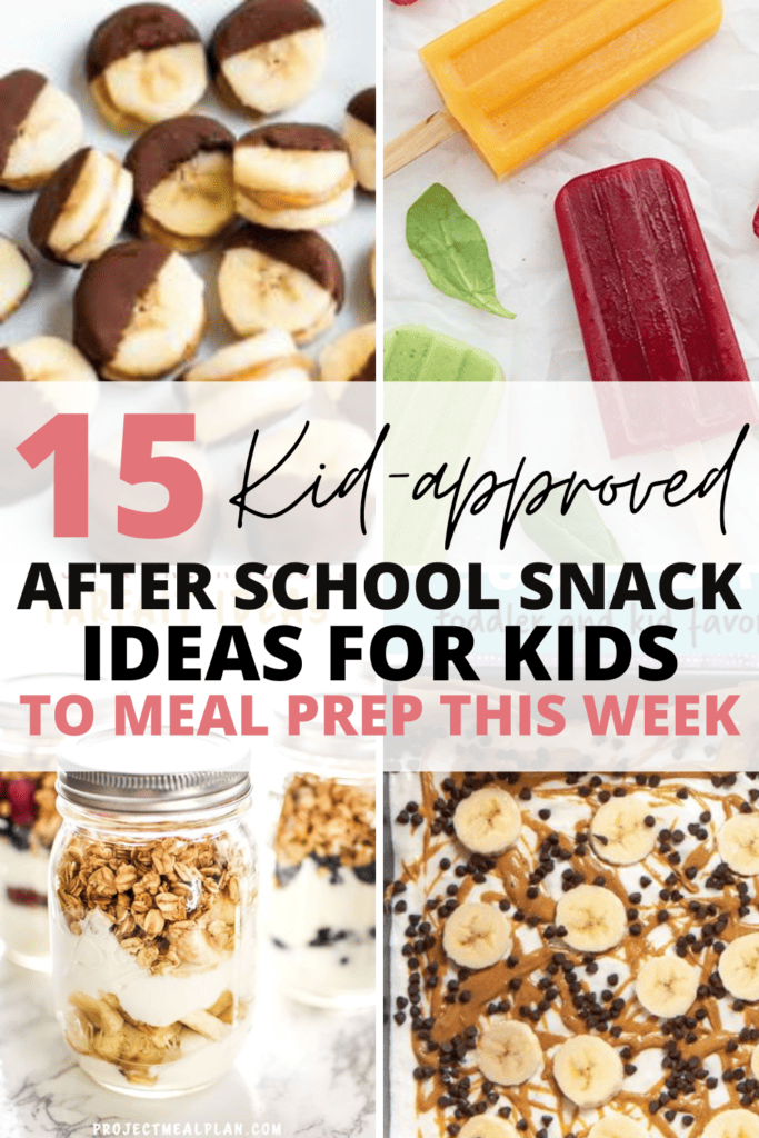 after school routine for kids - snacks