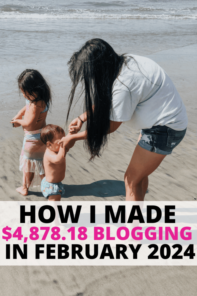 how I made $4,878 blogging as a stay at home mom