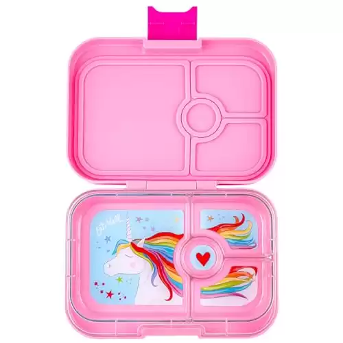 Yumbox Panino Leakproof Bento Lunch Box Container for Kids & Adults (Power Pink Unicorn)