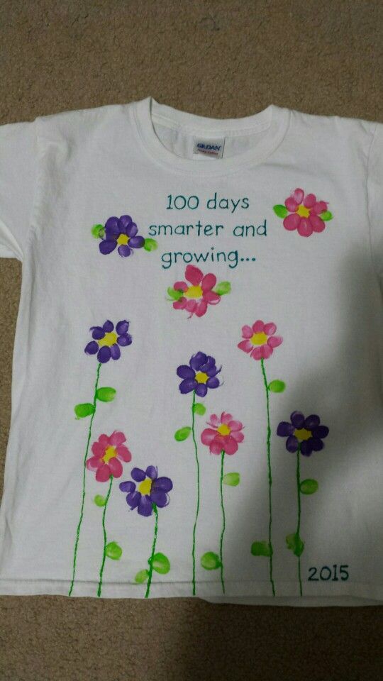 easy 100th day of school shirt ideas for girls